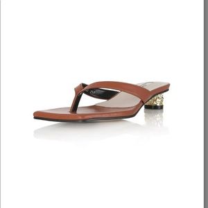 Yuul Yie Lala Flip Flops 3cm S453 Light Tan